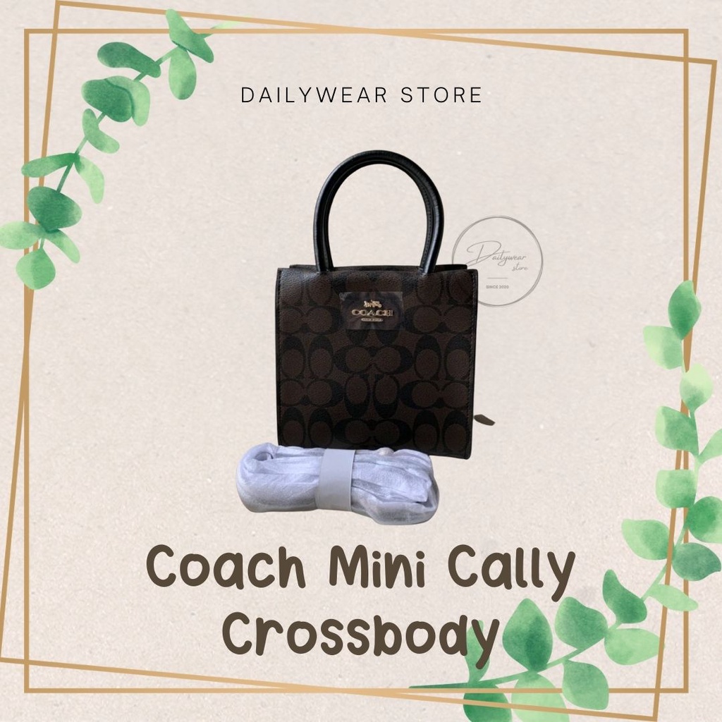 Coach Mini Cally Crossbody Bag / Sling Bag / Tas Selempang Wanita / Original 100% / Kulit / Murah / Gratis Ongkir