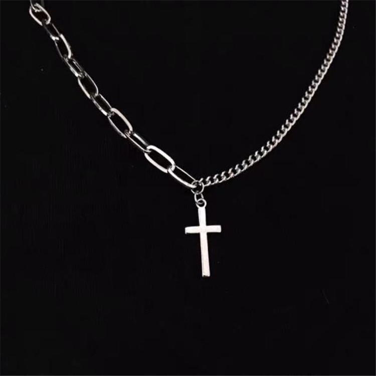 Fashion Cross Chain Necklace For Women Men Luxury Ladies Jewelry Pendant Necklaces Gifts