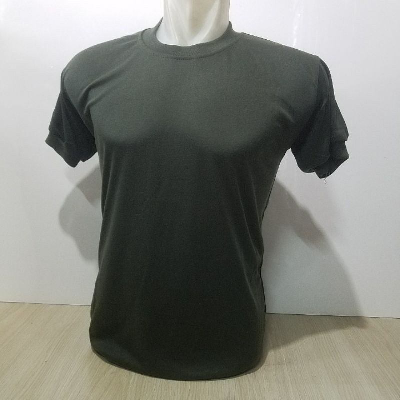 Kaos hijau army polos