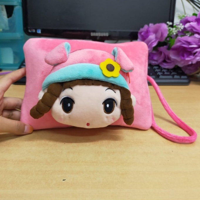 Toysopedia Dompet Pretty Girl /dompet Koindompet karakter lucu/Dompet multifungsi