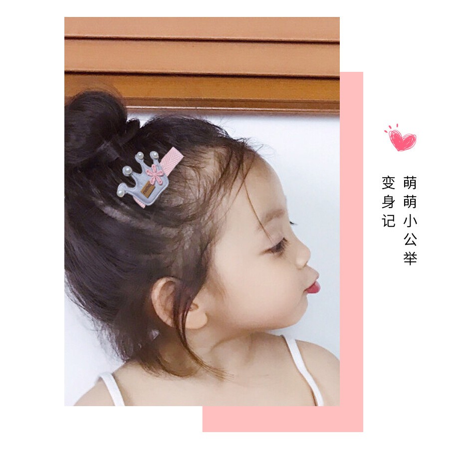 (pimenova) 5Pcs korea Hairpins, Kids Cute Side Sweet Hairclip ,Children Hair Clip, Children Hairpins