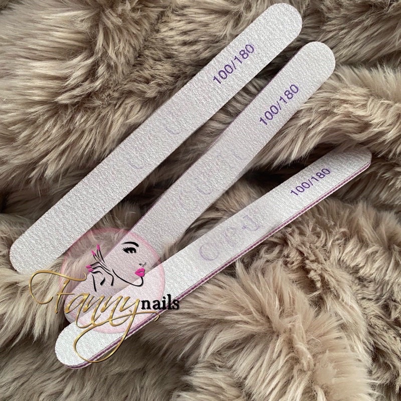 NAIL FILE LURUS KIKIR 100/180 file nail buffer nailart 100 / 180 pengasah kuku asah