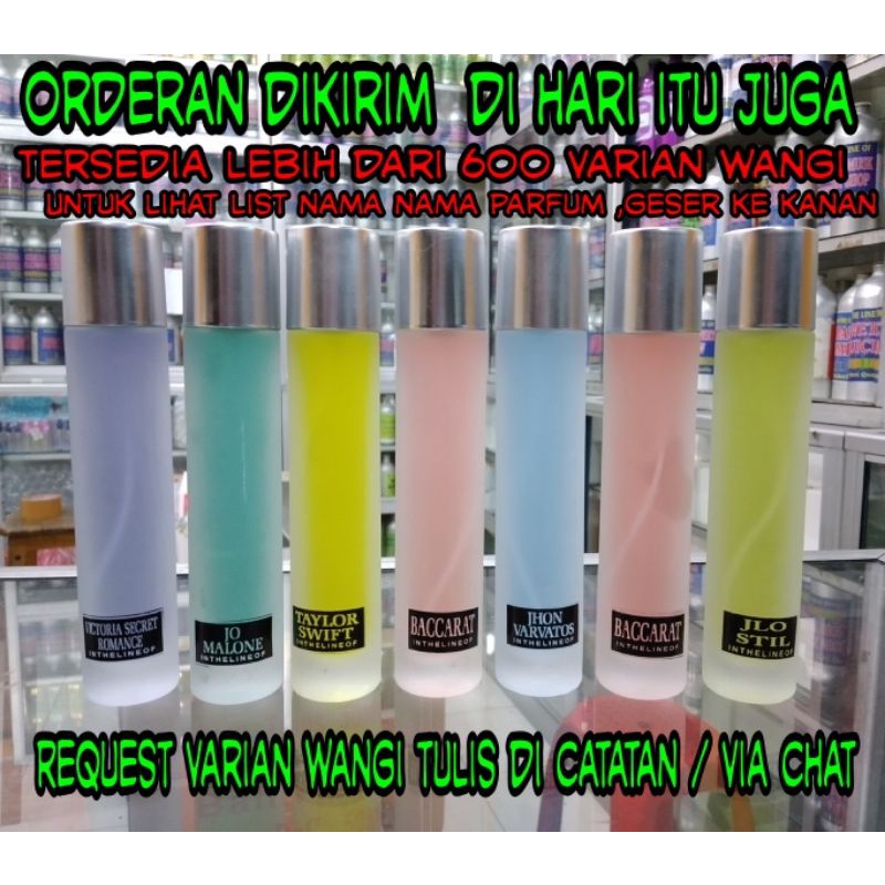 PARFUM REFILL PRIA WANITA 50 ML NON ALKOHOL TAHAN LAMA