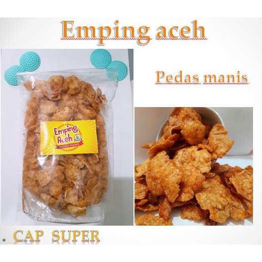 

EMPING ACEH PEDAS MANIS CAP SUPER 500GR - CEMILAN EMPING PEDAS MANIS