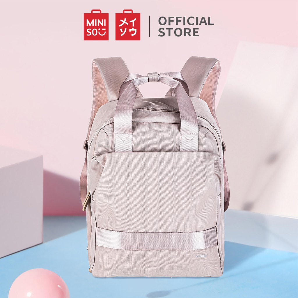 Jual MINISO Tas Ransel Laptop Kasual Tas Punggung Wanita Cewek Tas