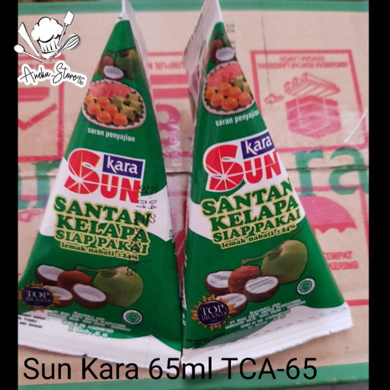 

Sun Kara Santan Kelapa Krucut Kerucut 65ml