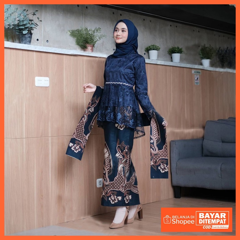 Kebaya modern wisuda tunangan lamaran couple murah remaja seragam seragaman sarimbit allsize-kiana