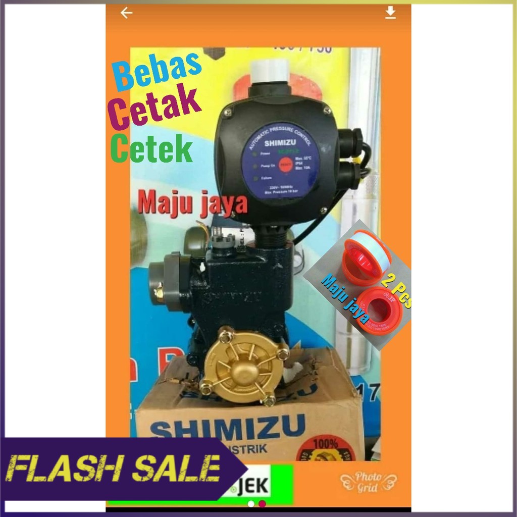 Pompa air Otomatis pendorong Shower   SHIMIZU   Booster