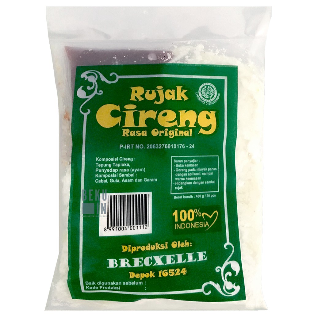 

Rujak Cireng Original 20pcs / Rujak Cireng Brexcelle 400gr