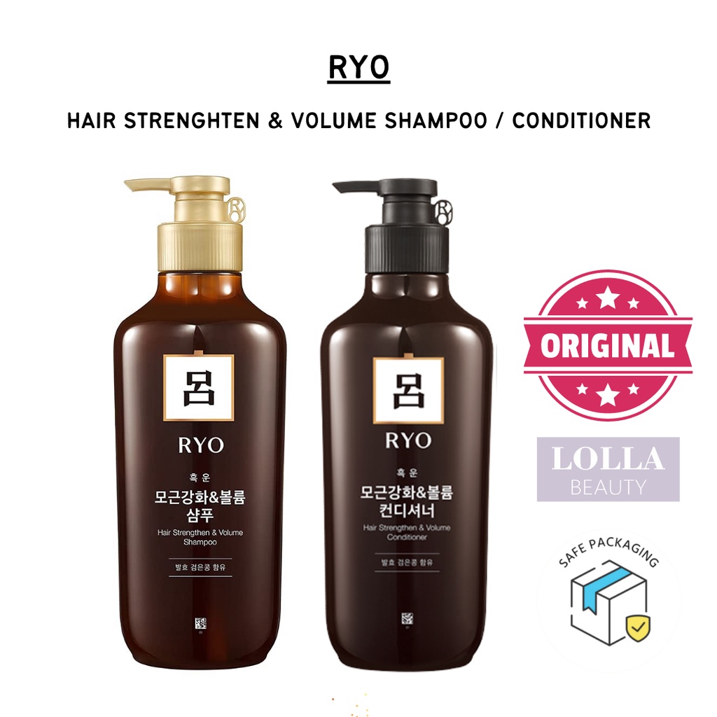 RYO - Strenghten &amp; Volume Shampoo / Conditioner 550 ml