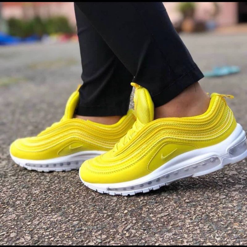 Nike airmax 97 yellow white premium