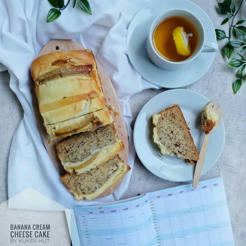 

Banana Cream Cheese Cake