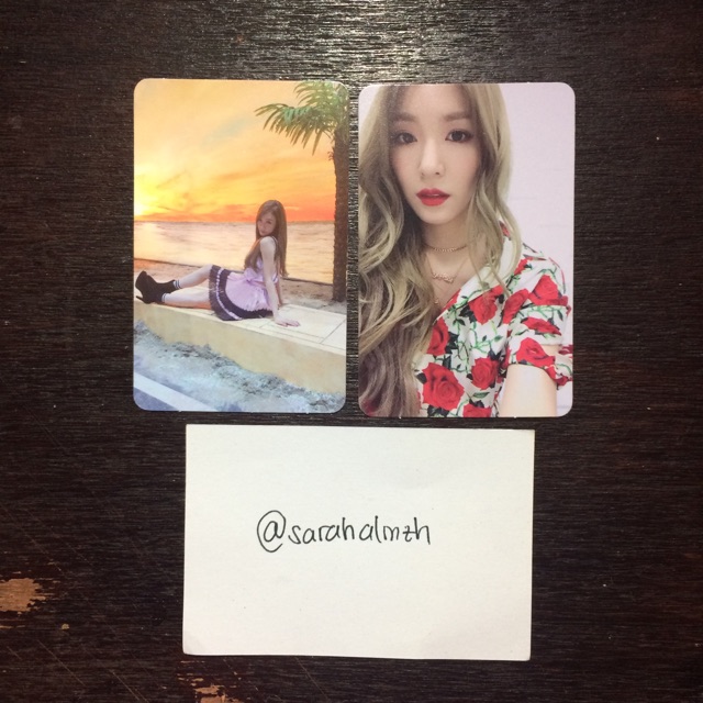 SNSD Tiffany Holiday Night Photocard