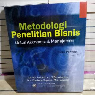 Buku 05 Metodologi Penelitian Bisnis Untuk Akuntansi Dan Manajemen Shopee Indonesia