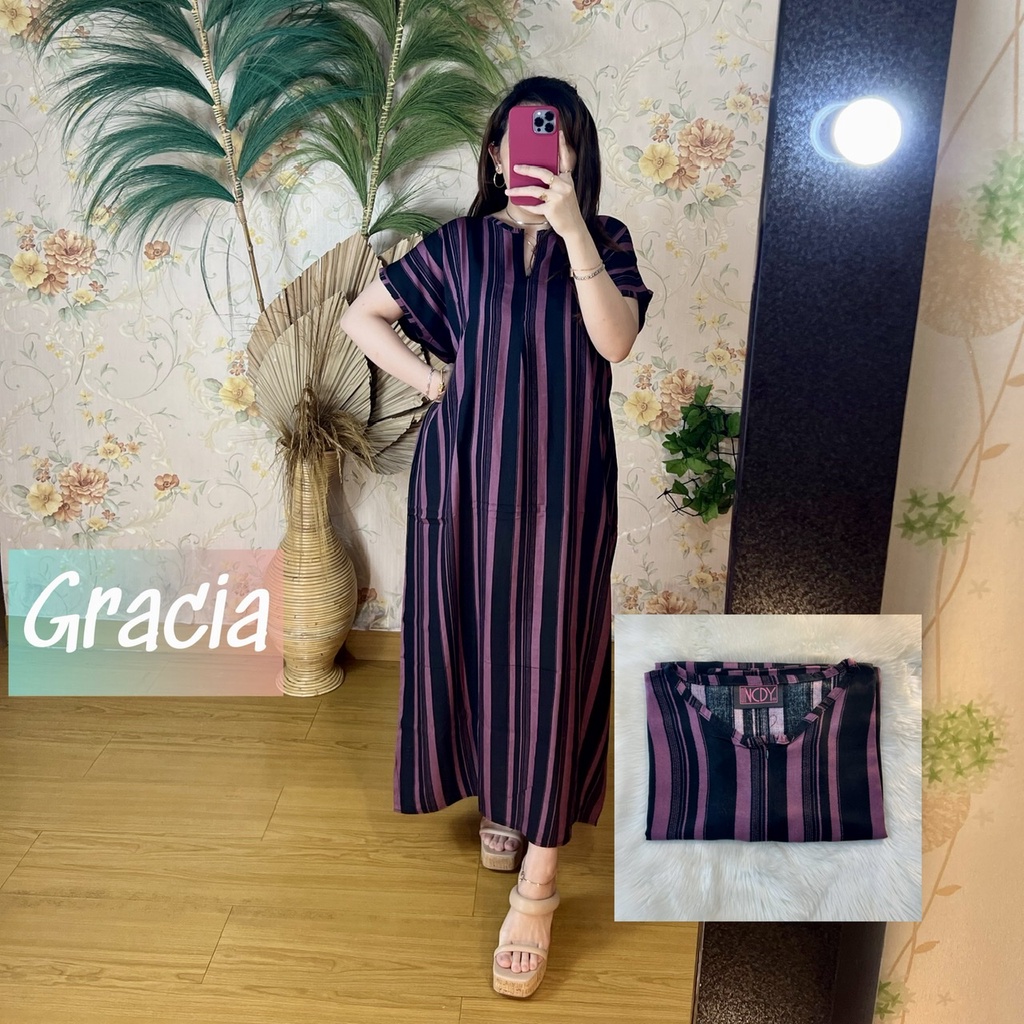 PART1 NCDY HOMEWEAR DASTER PANJANG SEMATA KAKI LD 130cm BUSUI FRIENDLY JUMBO-Gracia