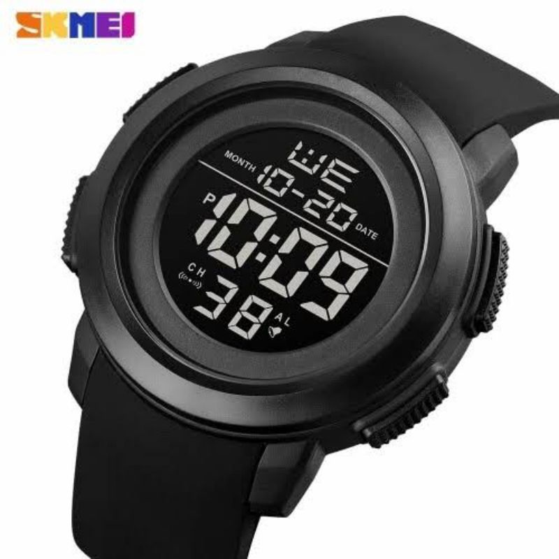 skmei 1719 original garansi Jam tangan pria Skmei Digital rubber