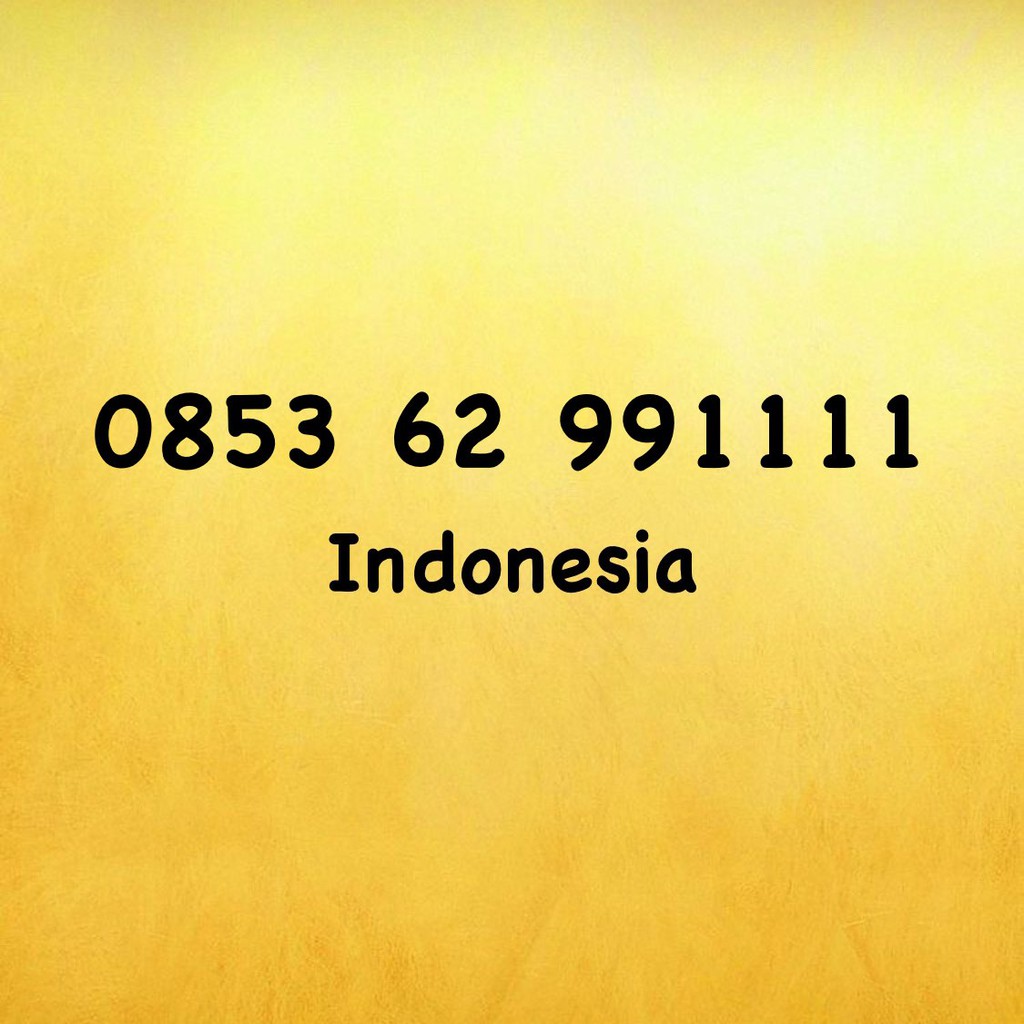 Nomor Cantik Kartu AS Triple AA - 0853 62 991111 - 0853 6299 1111