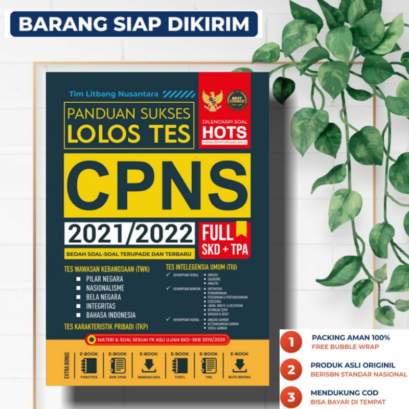 Buku Cpns 2021 Buku Cpns Cpns 2021 Panduan Sukses Lolos Tes Cpns 2021 2022 Hots Fr 2019 Shopee Indonesia