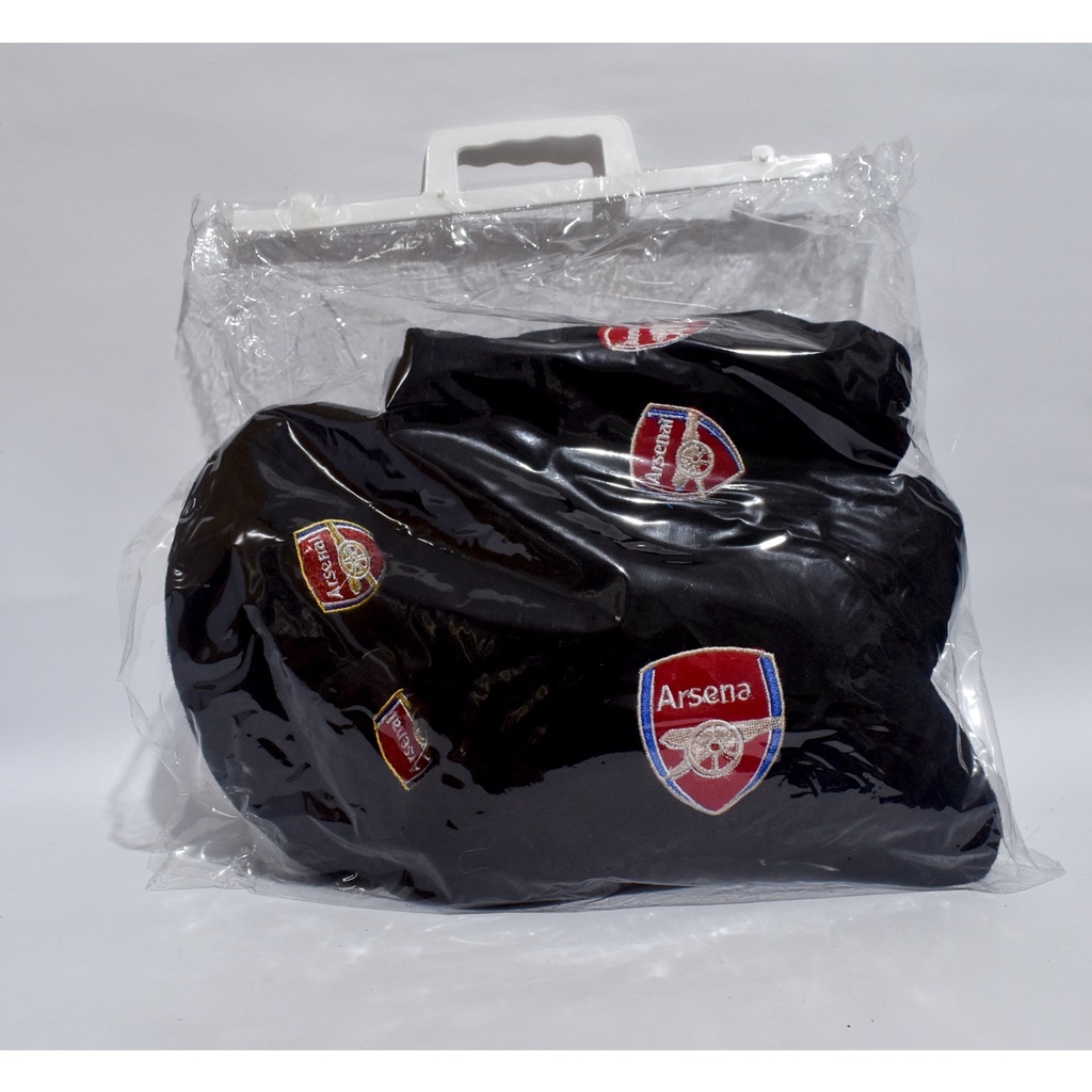 Bantal Mobil ARSENALL Hitam 3in1 Sandaran Leher Kepala Arsenall Hitam