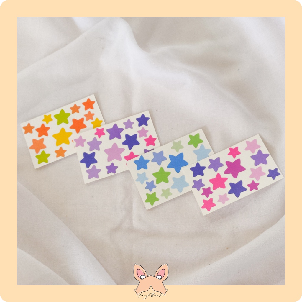 Deco Sticker Stars / Bintang // Mini Deco Sticker Journal Diary Planner Photocard