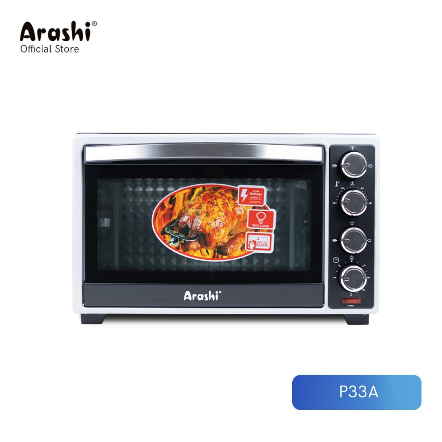 ARASHI Oven Listrik P33A 33  A Kapasitas 33 Liter