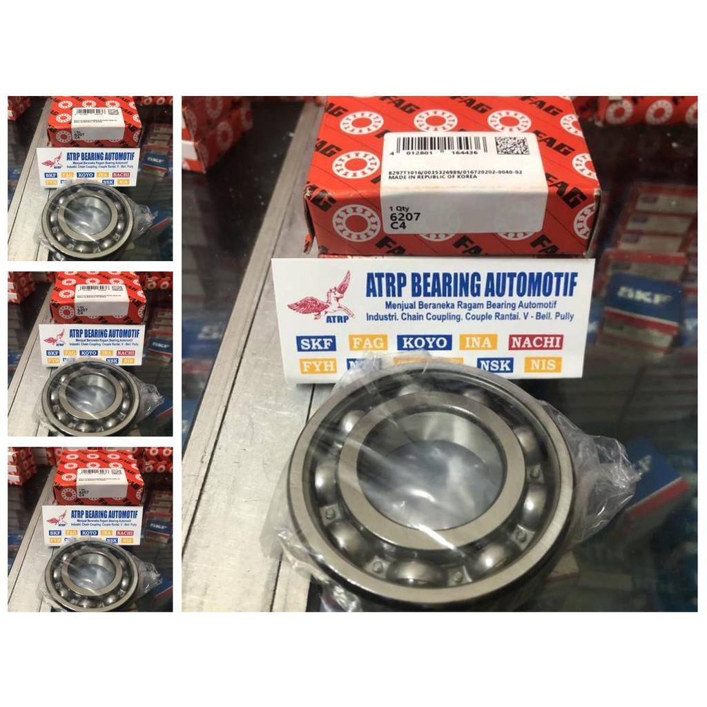 ball bearing 6207 c4 fag original
