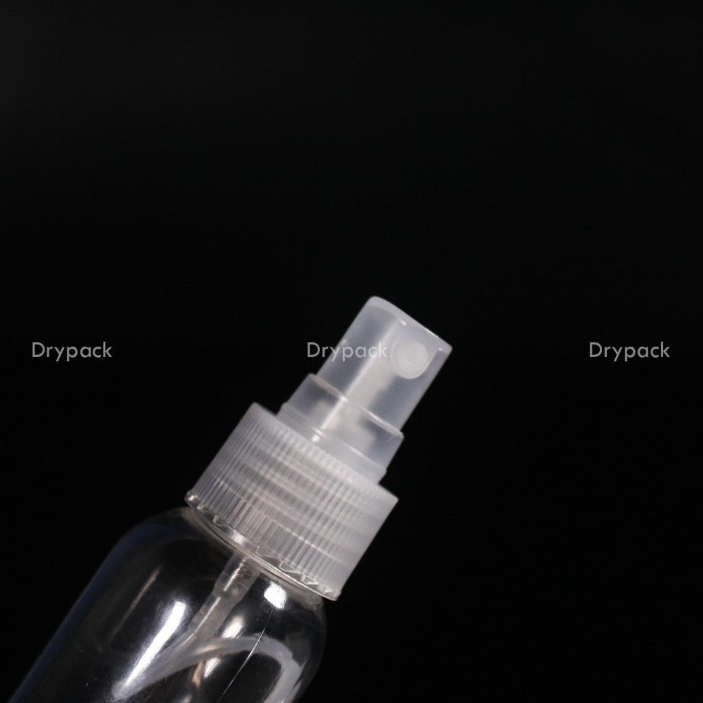 Botol Spray 100ml natural tutup varian warna