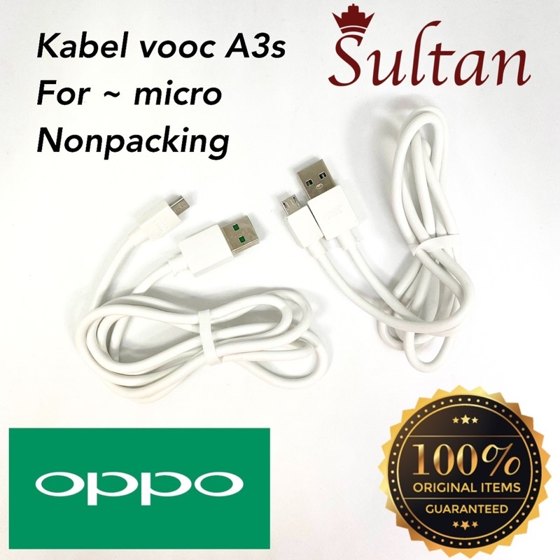 PROMO KABEL DATA OPPO A3S VOOC MICRO