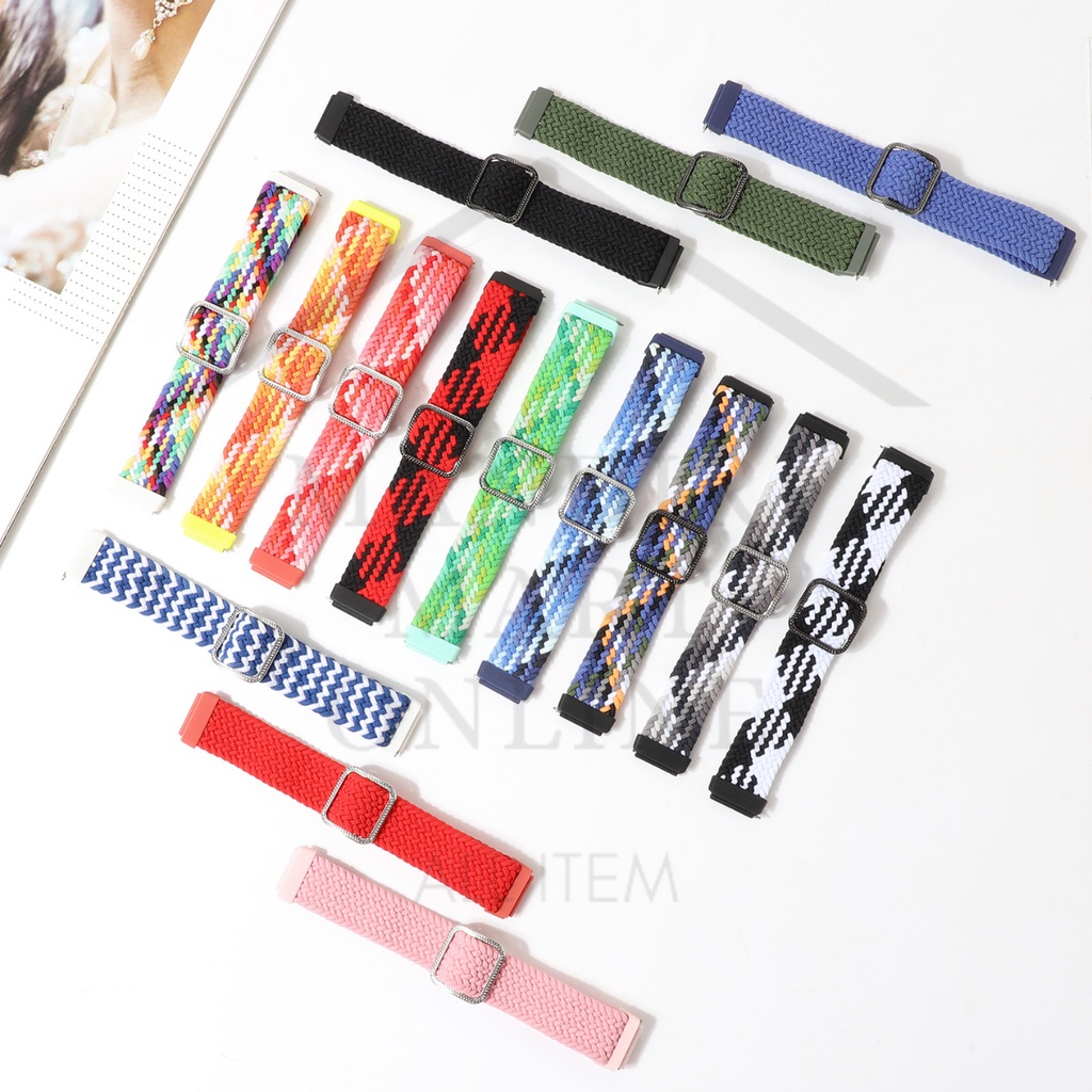 Strap Nylon Huawei Band 7 Tali Pengganti Huawei Band 7 Bahan Nilon Loop