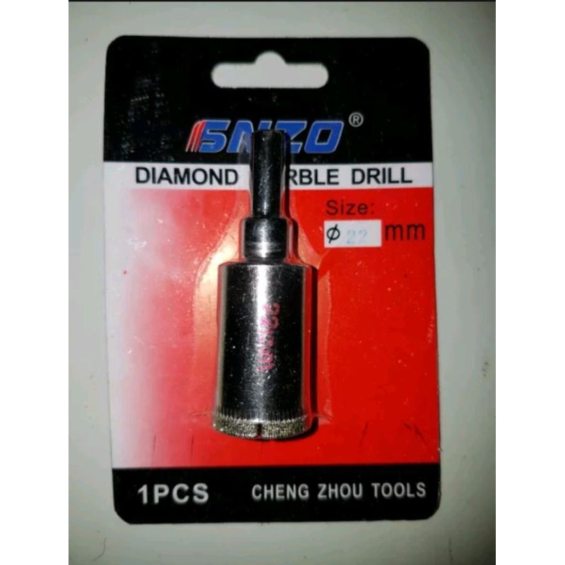 Hole Saw Mata Diamond Marble Drill 22 mm Mata Core Drill Bor Kaca - Mata Bor Batu - Mata Bor Keramik