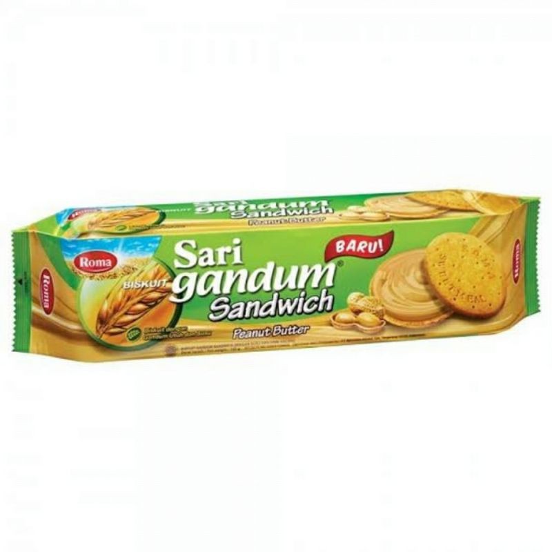 

Roma Sari Gandum Sandwich Peanut Better 115g