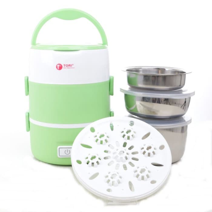 Tori Rice Cooker Lunch Box 1.0L / Penanak Nasi Serbaguna TLB111