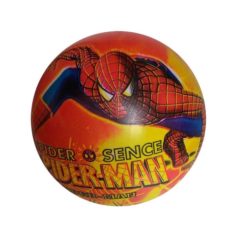mainan bola karet karakter anak 20cm bola sepak bola karet 20cm princess boboi boy spiderman bola pantai
