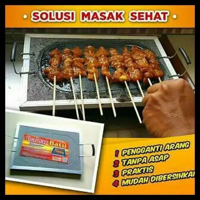 BATU BAKAR GRANITO GRILL PANGGANGAN SATE