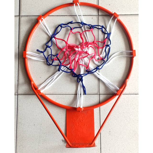 RING BASKET BESI COR BUKAN PIPA KOSONG TEBAL KUAT DIAMETER 40CM