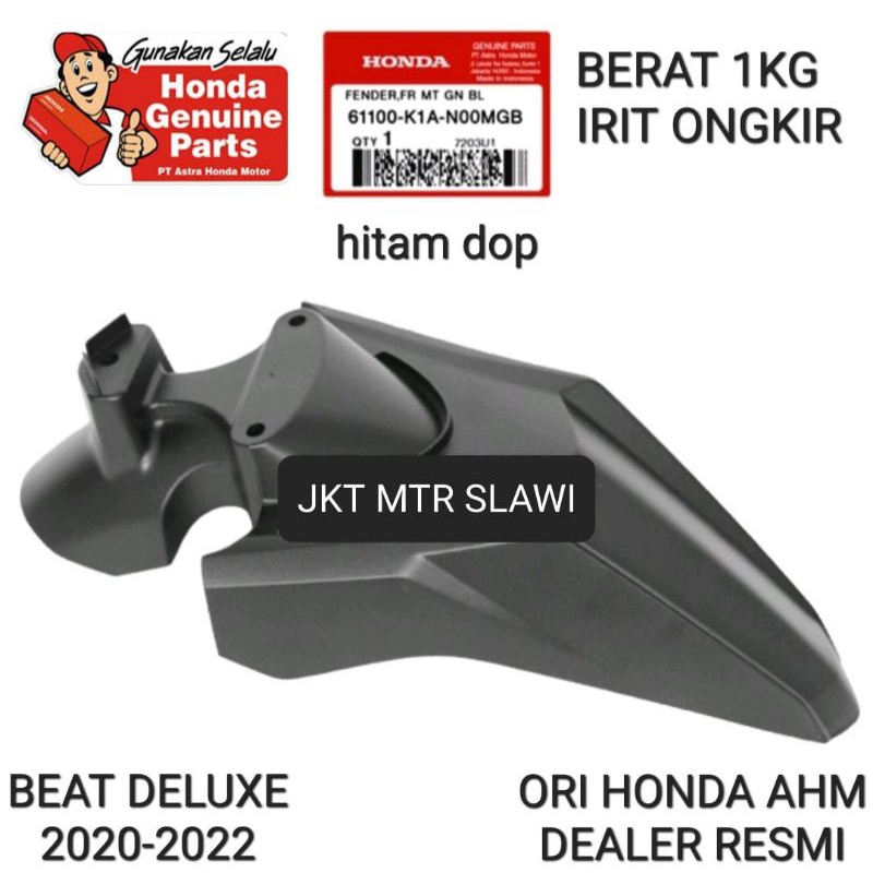 Fender FR spakbor depan slebor depan beat 2020 2021 warna hitam doff ori Honda