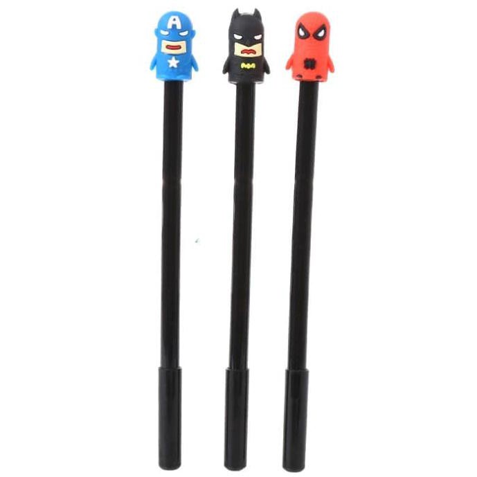 

Siap Kirim Pulpen Berhiaskan Boneka Kecil Pahlawan Super (Superheroes) Murah