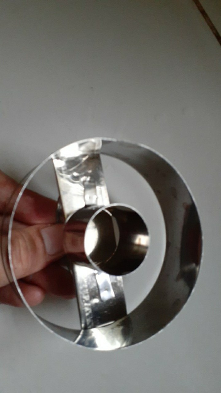 Cetakan Donat Bentuk Bulat Aluminium Stainless