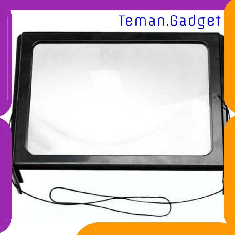 TG-DE291 NEWACALOX Kaca Pembesar Bentuk Meja dengan Lampu LED - HL-A4