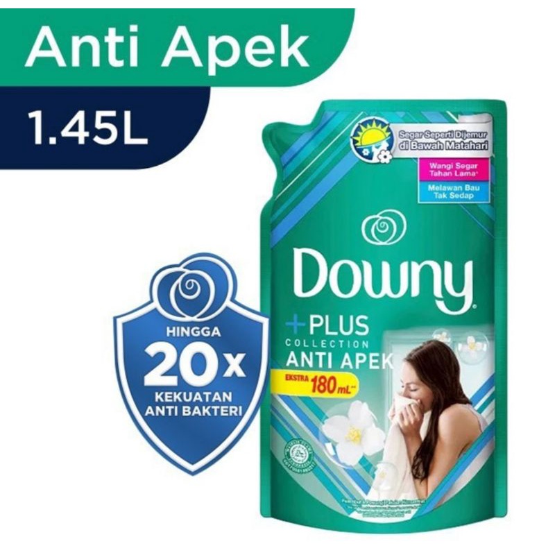 DOWNY Anti Apek Besar 1,45L Pewangi Dan Pengharum Pakaian Anti Apek