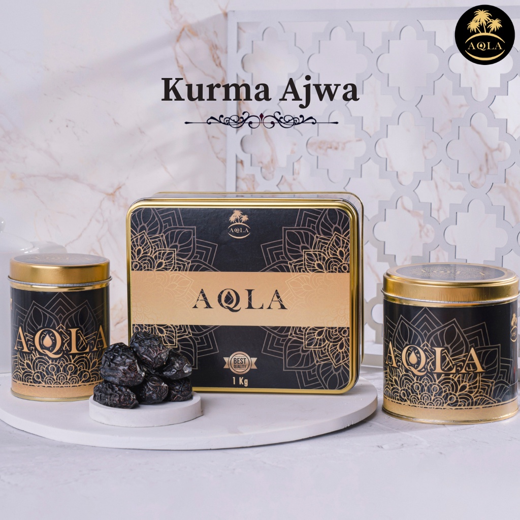 KURMA AJWA ASLI SAUDI 100% / KURMA NABI / KURMA AJWAH / KURMA KERING AJWA 400GR