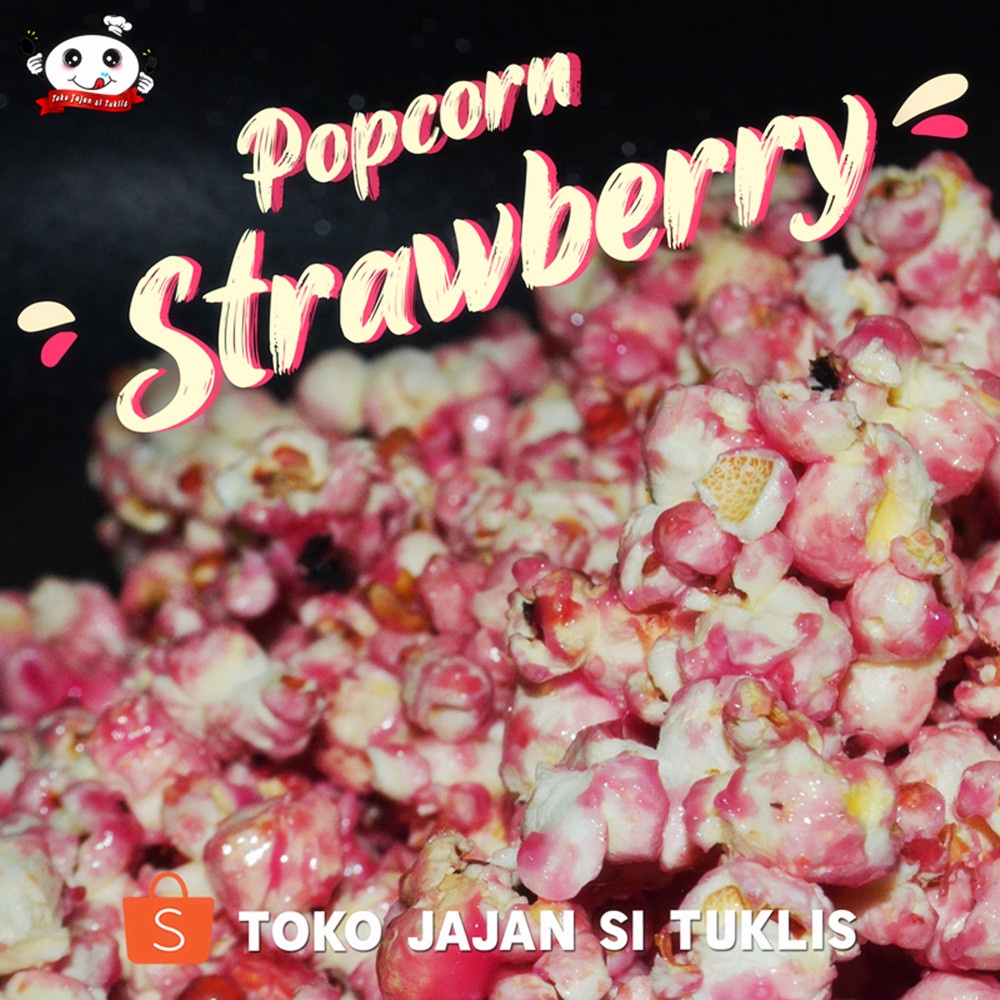 

POPCORN BIOSKOP STRAWBERRY ENAK MURAH