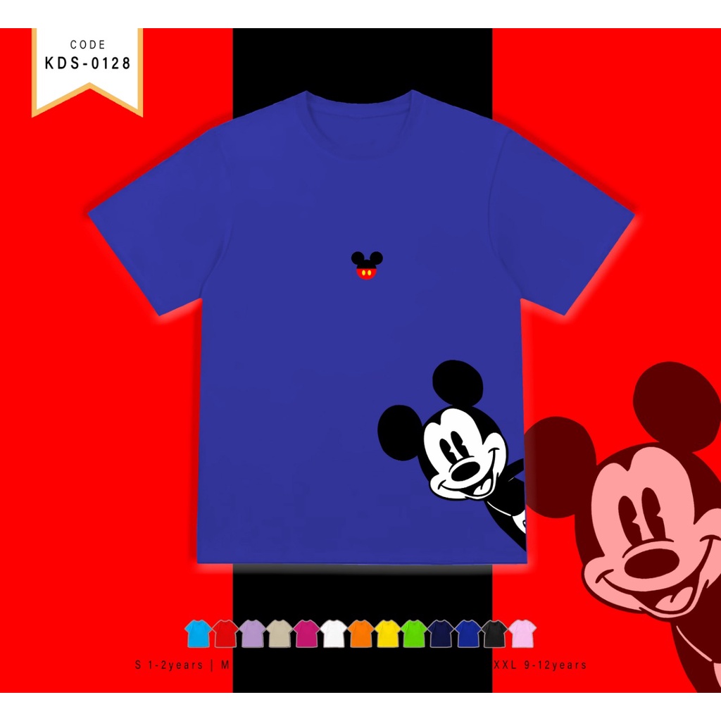 T-SHIRT KIDS / KAOS ANAK-ANAK BERGAMBAR MCKY SIDE MID / CUSTOM / MURAH