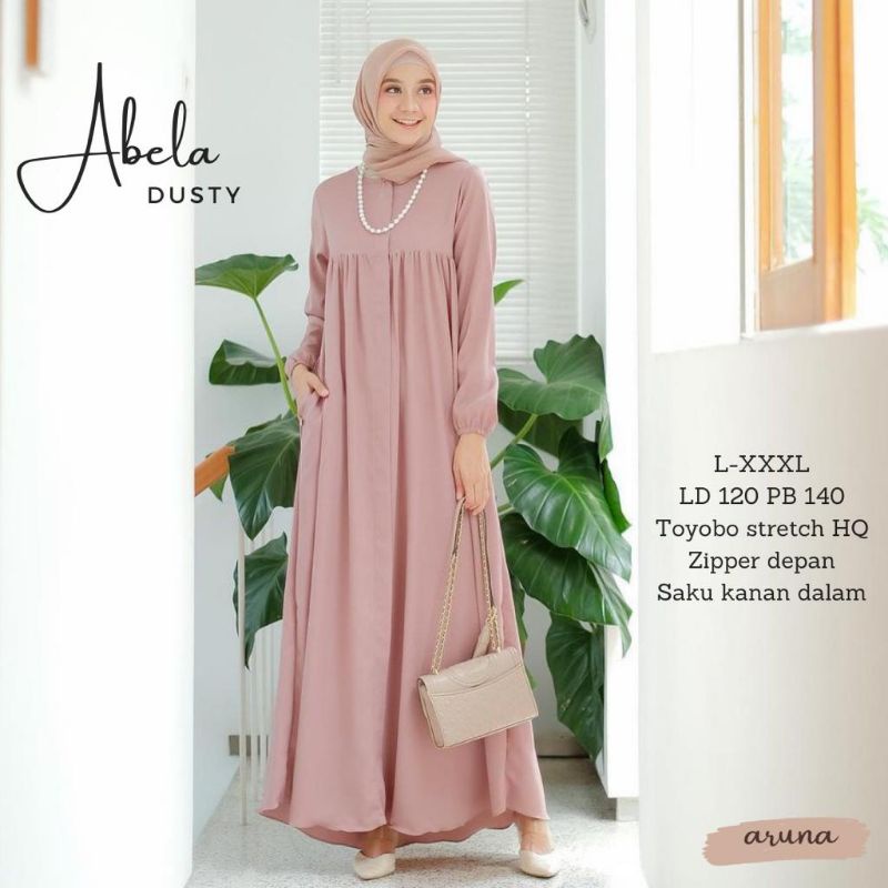 Baju Gamis Jumbo wanita Dewasa Terlaris Baju Muslimah Modern Simple Terbaru Gamis Termurah Bagus Abe