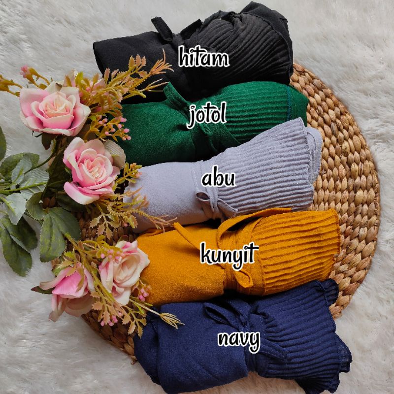 JILBAB BERGO PLISKET COMBI HIJAB BERGO TALI KERUDUNG BERGO TALI KERUDUNG HIJAB INSTAN JILBAB BERGO-2