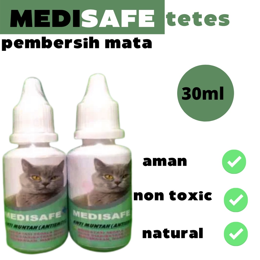 MEDISAFE pembersih mata 30ml efektif anti belek