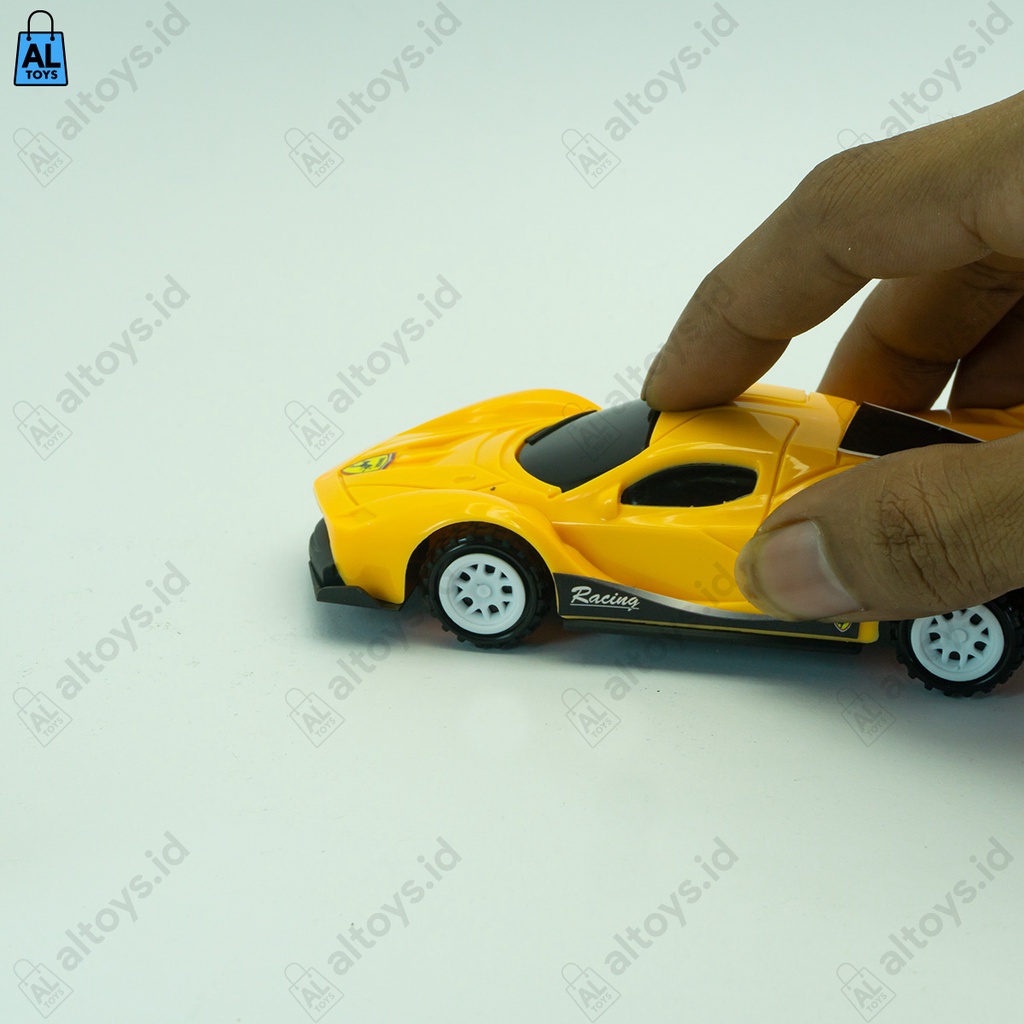 Mainan Mobil Balap Super Cars Set Isi 4pcs Pullback