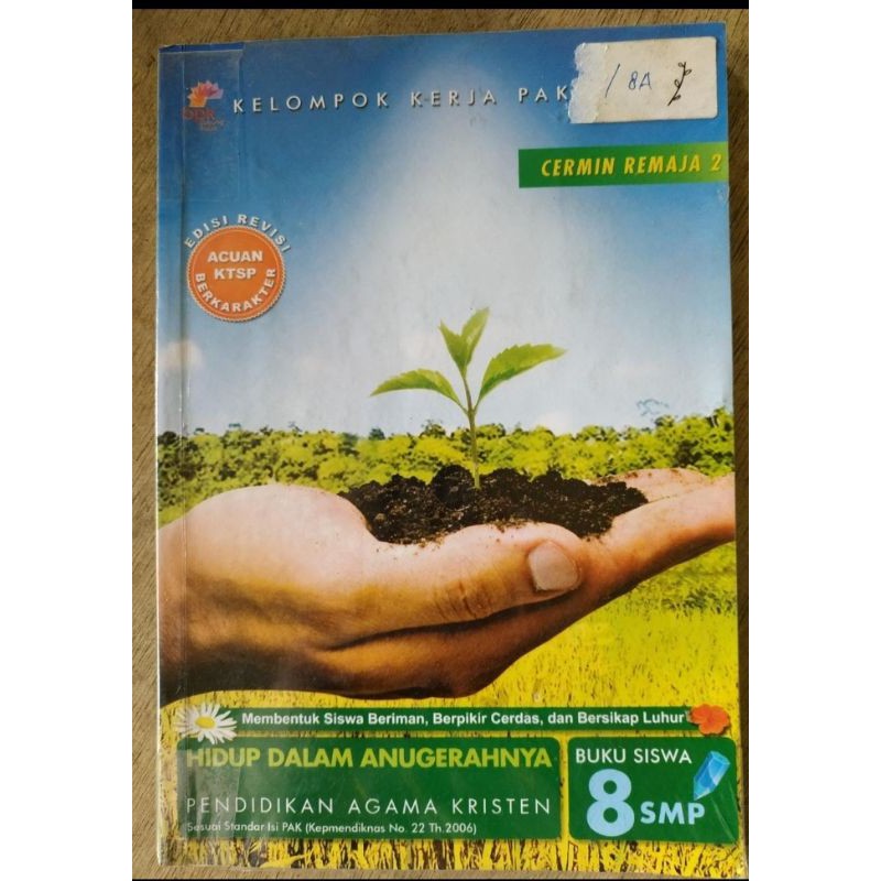 Buku Pendidikan Agama Kristen Untuk SMP Kelas 8