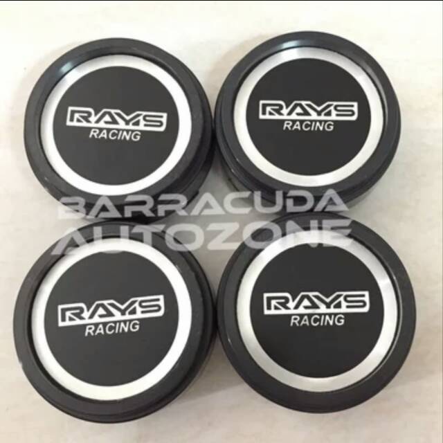 Tutup dop velg racing as roda ban mobil Rays tabung