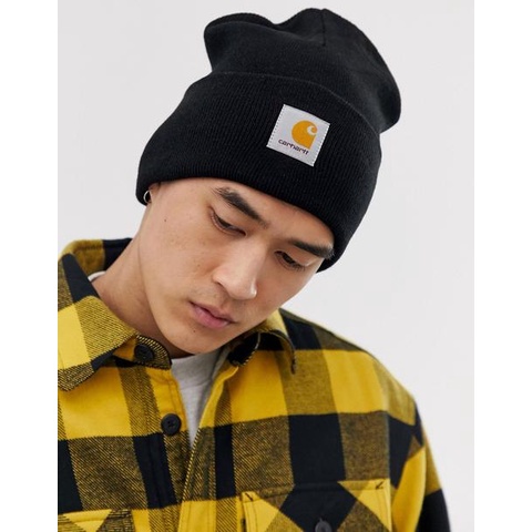 (PROMO) CARHARTT WIP BEANIE SHORT WATCH/BLACK - ONE SIZE